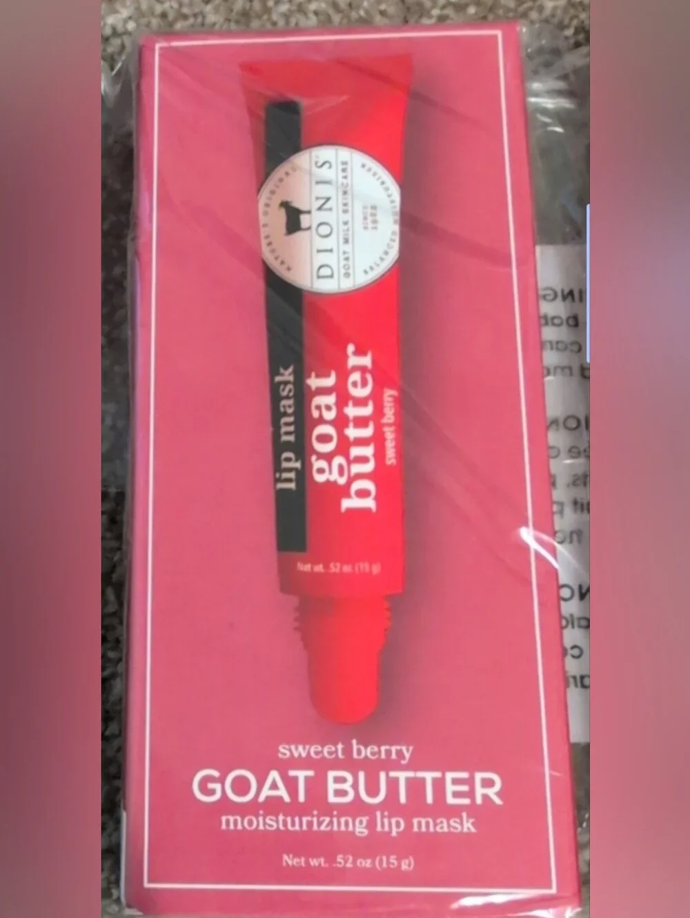 NWT Goat Butter Moisturizing Lip Mask
